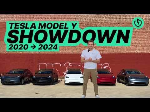Tesla Model Y 2020 to 2024 Model Year Comparison