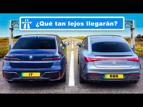 ¡Conduje el BMW i7 y AMG EQS hasta que MURIERON!