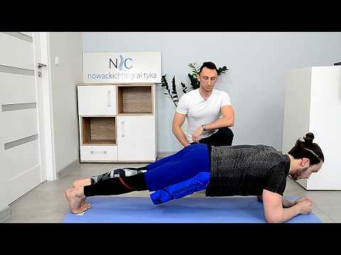 Ćwiczenia kręgosłupa- plank (deska).