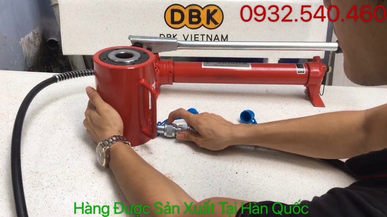 Video Kích thủy lực rỗng tâm 30 tấn TONNERS DCH-3063 - Kích thủy lực rỗng tâm 30 tấn TONNERS DCH-3063