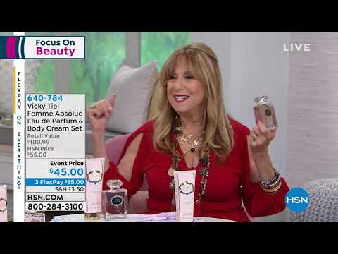 Vicky Tiel Femme Absolue Eau de Parfum and Body Cream Se...