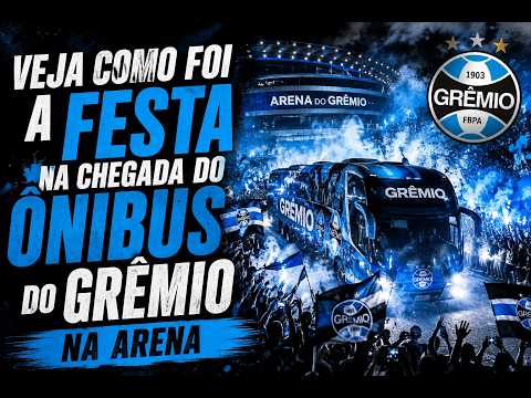 "CHEGADA DO GREMIO E A MAIOR FESTA DO GRENAL NA ARENA" Barra: Geral do Grêmio &bull; Club: Grêmio