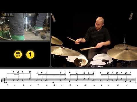 Epic fill using 32th notes & kick
