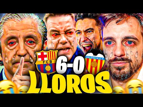 😂THE BEST REAL MADRIDISTA CRIES AT FC BARCELONA 6-0 VALENCIA - Ruskii