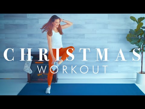 Christmas Walking & Dance Workout  // Cardio & Strength with Weights! thumbnail