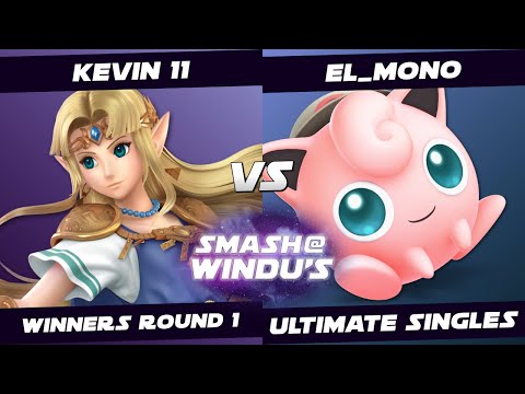 Smash @ Windu's 181 - Kevin 11 (Zelda) vs El_Mono (Jigglypuff) - Winners Round 1 SSBU