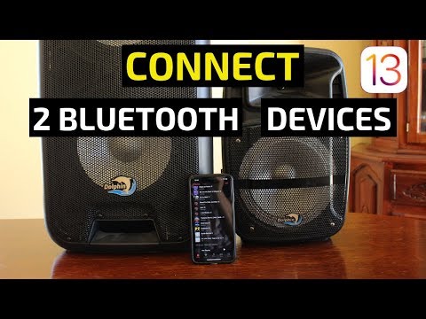 YouTube video about: How to connect two bluetooth speakers to one iphone?