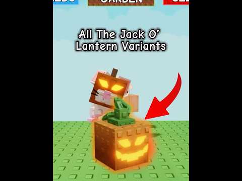 How To Get All The Jack O’ Lantern Variants #growagarden #roblox 