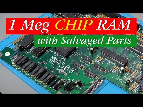 A 1MB Amiga 500 Without a Trapdoor Card? Here's how...