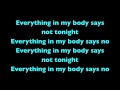 Tegan & Sara Not Tonight/I'm on fire with ...