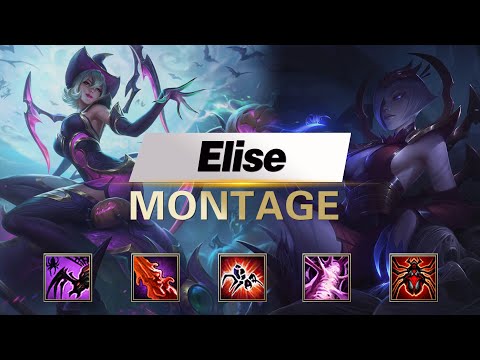 Elise Montage - 蜘蛛饃/ZhiZhuMo Montage | Best Elise Plays