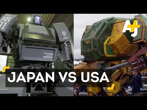 USA Vs. Japan In A Giant Robot Duel
