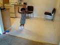 Harshikaa Enjoying The School Environment At Home