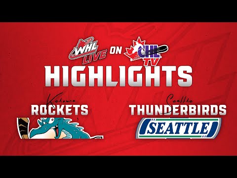 Kelowna Rockets at Seattle Thunderbirds 2/11 | WHL Highlights 2024-25