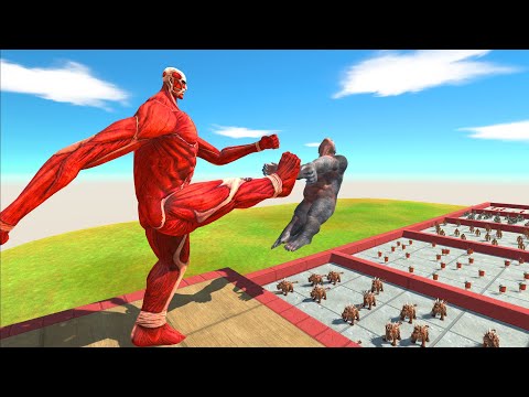 Who Was Kicked The Farthest By Titan? - Animal Revolt Battle Simulator