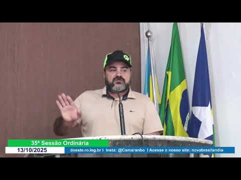 Fala do Empresário da EcoPower na 35ª Sessão Ordinária