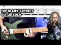 TOP 10 Kirk Hammett Guitar Solos With Tabs
