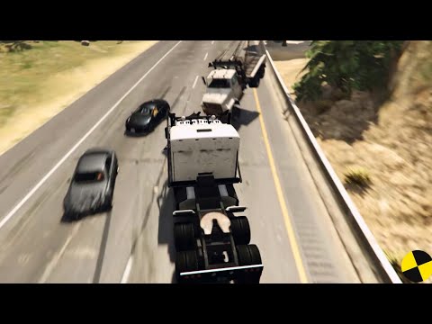 GTA 5 Phantom Wedge Truck Crashes Ep.16 Impact Compilation - Destruction | Crashstation