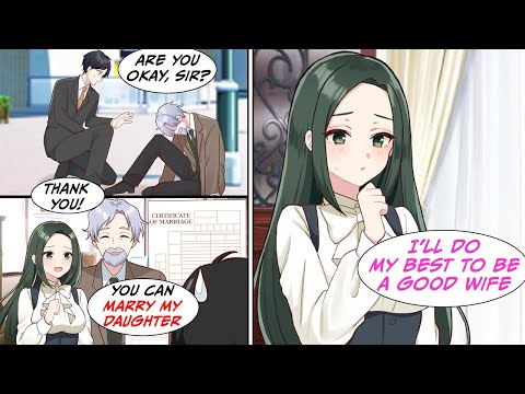 [Manga Dub] After saving the chairman of a huge company, he made me marry his daughter [RomCom]