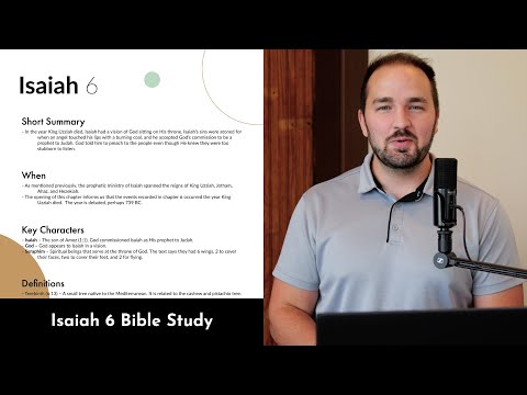Isaiah 6 - Bible Study and Explanation