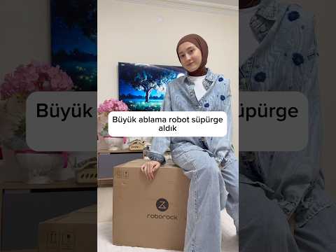 Büyük ablama robot süpürge aldık 🫠 #shortsvideo #keşfet #fyp #shorts #robot Reklam yoktur* tavsiye