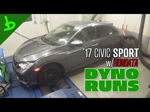 '17 Honda Civic Sport Dyno Footage & Results | Boomba Racing