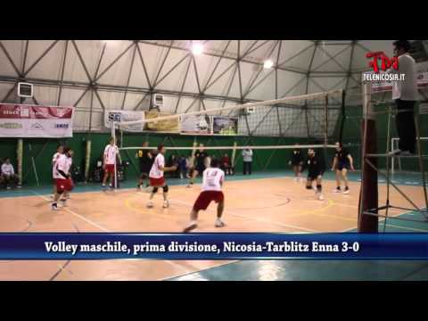 Volley maschile, prima divisione, Nicosia-Tarblitz Enna 3-0