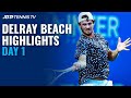 Paul, Querrey Advance; Korda Gets First Win on Home Soil | Delray Beach 2021 Highlights Day 1