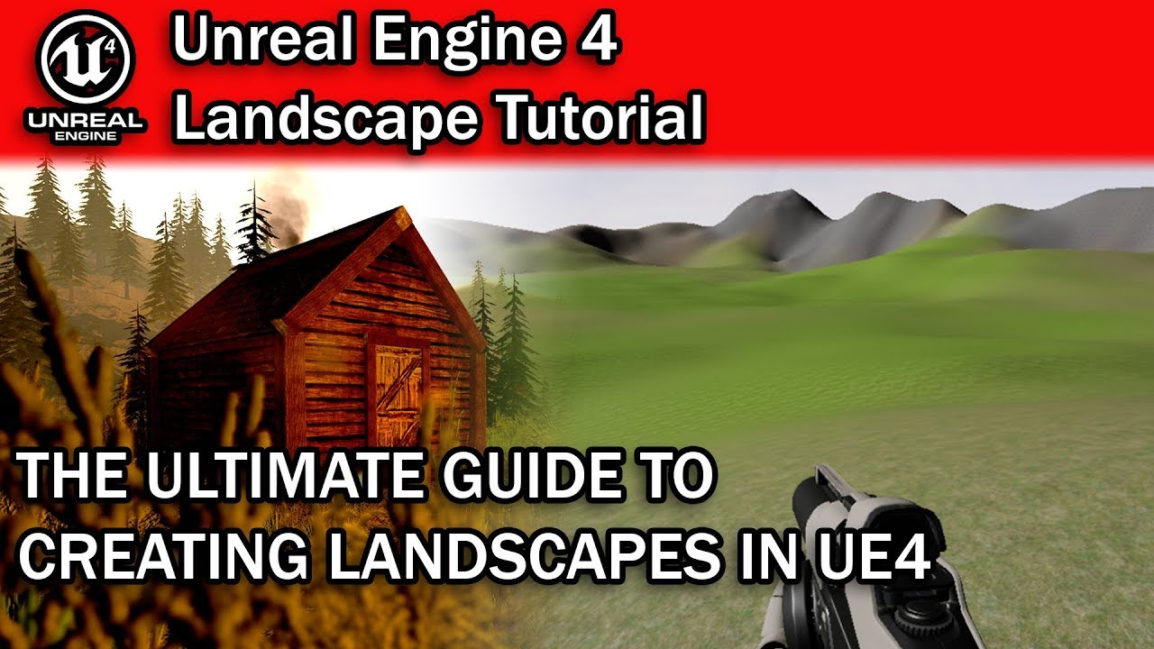 WORLD'S BEST UNREAL ENGINE 4 LANDSCAPE TUTORIAL! | UE4 Landscape Tutorial for Beginners