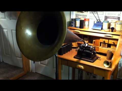 EDISON CUSTOM BLACK WAX CYLINDER