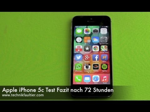 Apple iPhone 5c test conclusion after 72 hours