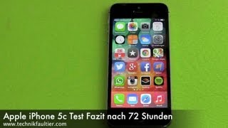 Apple iPhone 5c Test Fazit nach 72 Stunden
