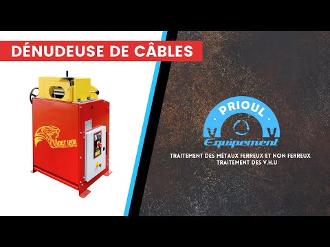 Dénudeur de câble Bergamini - SB120r - extraction cuivre et aluminium - versions 380v et 220v_1