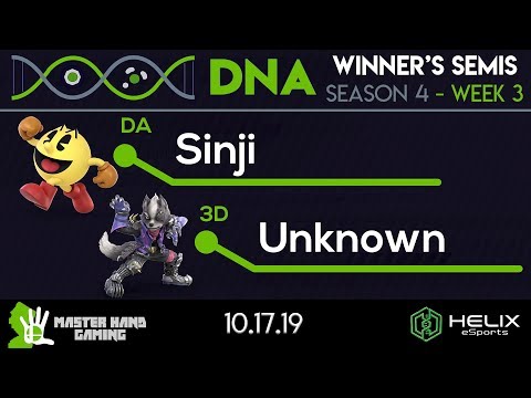DNA S4:W3 - DA | Sinji (Pac-man) Vs. 3D | Unknown (Wolf) - W Semifinals