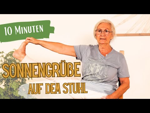 Fit im Alter & im Büro - 10 Minuten Yoga auf dem Stuhl mit Adishakti // Yoga Vidya