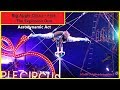 Big Apple Circus Aerodynamic Pole Act Explosion Duo Lincoln Center New 4K