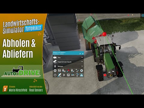 LS22 Tutorials: 🚜 Auto Drive - Abholen und Abliefern - Grundlagen für Anfänger mit AutoDrive