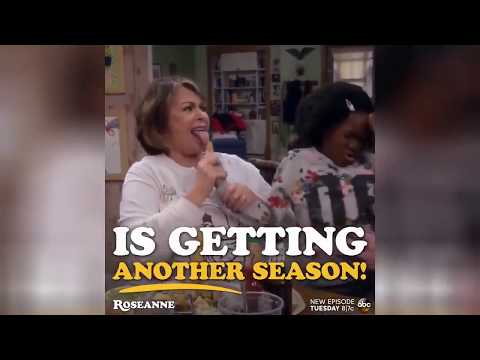 Roseanne ABC Season 10 - 23 Million Viewers & Renewed for Season 11  Promo