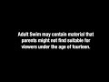 Adult Swim Parental Advisory Warning 2003 2007