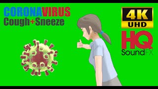 Cough + Sneeze Green Screen Coronavirus