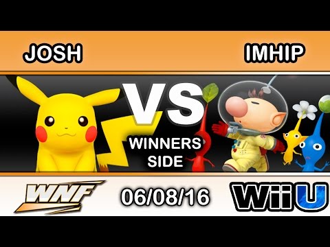 WNF 2.5 - Josh (Pikachu) Vs. TIE | ImHip (Olimar) Winners Side - Smash Wii U