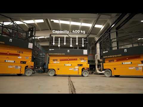 Scissor Lift - Manlift - 12 mt working height - Personel Yükseltici - Önder Lift MPD1212