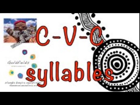 CVC syllables