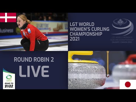 Denmark v Japan - Round Robin - LGT World Women's Curling Championship 2021