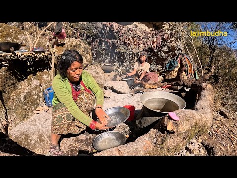 stinging nettle soup is good in winter || Nepal 🇳🇵 ||