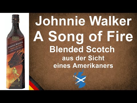 Johnnie Walker a Song of Fire Blended Scotch Whisky Verkostung #1307 von WhiskyJason