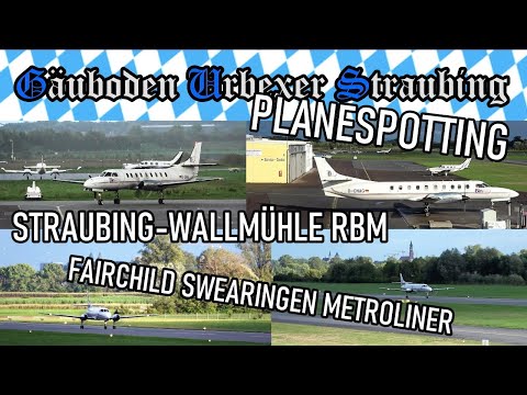 ✈️ PLANESPOTTING STRAUBING-WALLMÜHLE RBM ❎ Fairchild Swearingen Metroliner ▶️ Bin Air ◀️ # 224