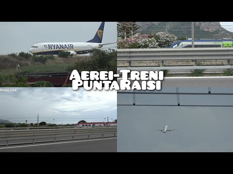 Trasporti intermodali tra aerei e treni presso l aereoporto Punta Raisi.