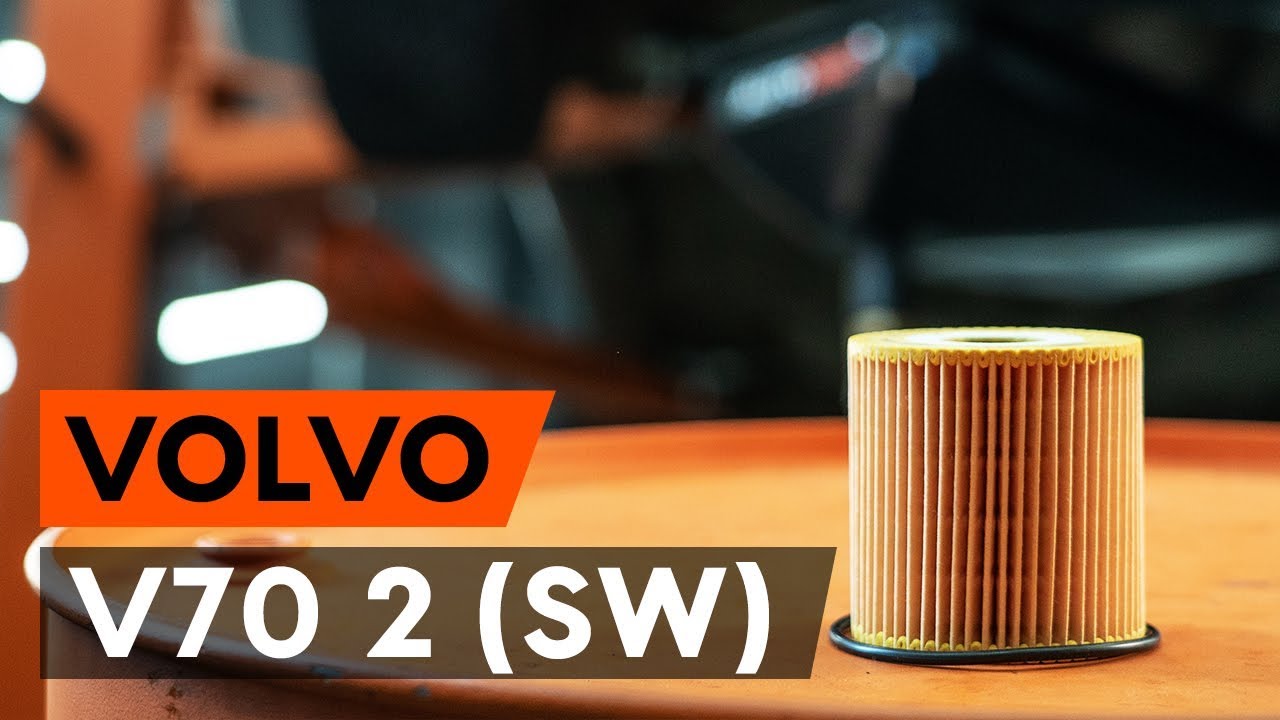 Kako zamenjati avtodel motorna olja in filter na avtu Volvo V70 SW – vodnik menjave