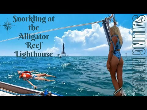 Visiting Florida Keys Sombrero Lighthouse Coral Reef. [Episode 20] #sailinghorus